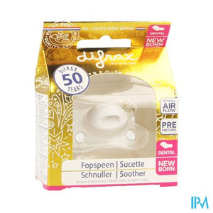 Difrax Fopspeen -2/+2m Dental Gold