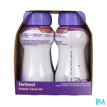 Load image into Gallery viewer, Fortimel Protein 2kcal Karamel&amp;chocolade 4x200ml
