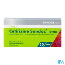 Afbeelding in Gallery-weergave laden, Cetirizine Sandoz Tabl 50 X 10mg
