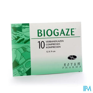 Biogaze Zalfkompres 9x12cm 10