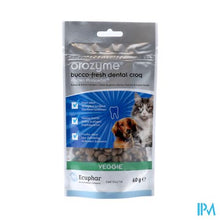Afbeelding in Gallery-weergave laden, Orozyme Bucco-fresh Dental Croq Dog&amp;cat <10kg 60g

