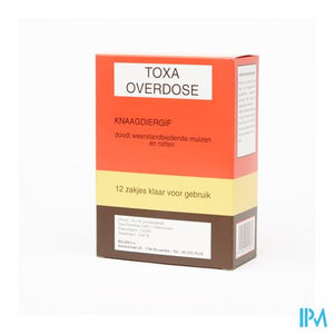 Toxa Overdose Muizenvergif 12 X 25g