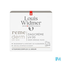 Charger l'image dans la galerie, Widmer Remederm Dagcreme Uv30 N/parf Pot 50ml
