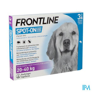 Frontline Spot On Hond 20-40kg Pipet 3x2,68ml