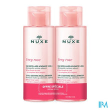 Afbeelding in Gallery-weergave laden, Nuxe Very Rose Micel. Water Gevoel.3en1 Pn 2x400ml
