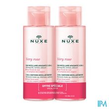 Afbeelding in Gallery-weergave laden, Nuxe Very Rose Micel. Water Gevoel.3en1 Pn 2x400ml
