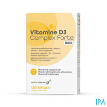 Afbeelding in Gallery-weergave laden, Vitamine D Complex Forte 1000ui 120 Natural Energy
