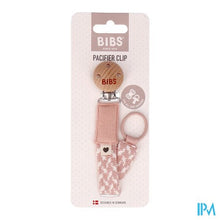 Charger l'image dans la galerie, Bibs Fopspeenketting Braided Blush&amp;ivory
