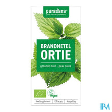 Afbeelding in Gallery-weergave laden, Purasana Vegan Brandnetel Bio Caps 120x210mg
