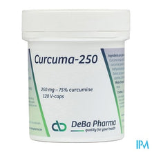 Afbeelding in Gallery-weergave laden, Curcuma-250 Caps 120 Deba

