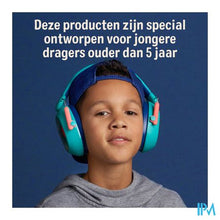 Load image into Gallery viewer, 3m Kids Plus Gehoorbesch. Oorkap Kind Groenblauw
