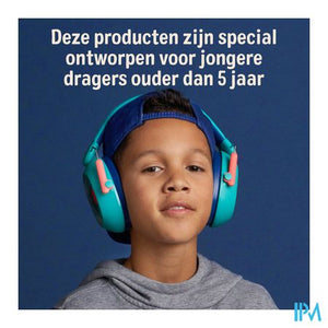 3m Kids Plus Gehoorbesch. Oorkap Kind Groenblauw