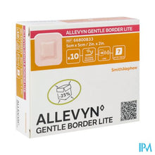 Load image into Gallery viewer, Allevyn Gentle Border Lite 5,0x 5,0cm 10 66800833
