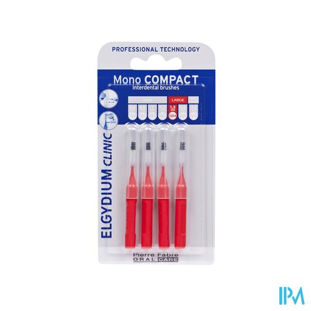 Elgydium Clinic Monocompact Red