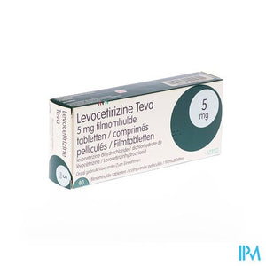 Levocetirizine Teva 5mg Filmomh Tabl 40 X 5mg