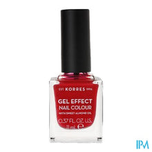 Charger l'image dans la galerie, Korres Km Gel Effect Nail 51 Rosy Red 11ml
