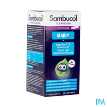 Charger l&#39;image dans la galerie, Sambucol Vlierbessen Pdr Baby Zakje 14x2200mg
