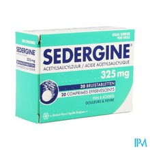 Load image into Gallery viewer, Sedergine 325mg Bruitstabl 20
