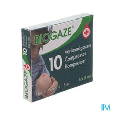 Afbeelding in Gallery-weergave laden, Biogaze 10 Verbandgazen 5 x 5 cm
