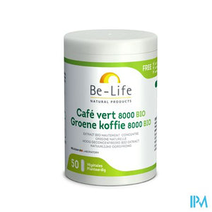 Groene Koffie 8000 Bio Be Life Caps 50