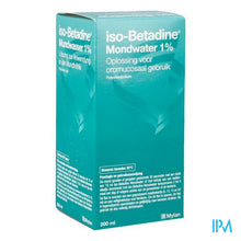 Charger l&#39;image dans la galerie, Iso Betadine 1% Nf Mondwater 200ml Ready To Use

