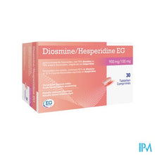 Afbeelding in Gallery-weergave laden, Diosmine+Hesperidine EG 900Mg+100Mg Tabl 30
