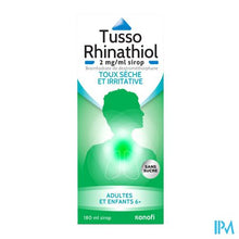 Charger l'image dans la galerie, Tusso Rhinathiol 2mg/ml Siroop Volw Z/suiker 180ml
