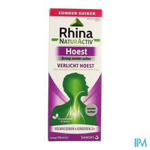 Afbeelding in Gallery-weergave laden, Rhina Natur Activ Hoest Zonder Suiker Siroop 120ml

