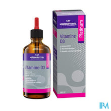 Load image into Gallery viewer, Mannavital Vitamine D3 Platinum Druppels 100ml
