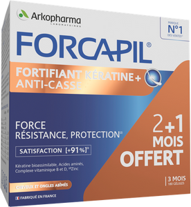 Forcapil Keratine+ Lot Caps 180