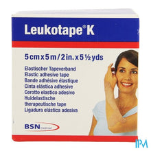Afbeelding in Gallery-weergave laden, Leukotape K Kleefwindel Elast Huid 5,0cmx5m 1

