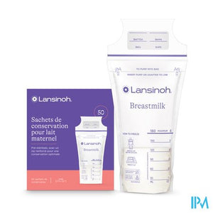 Lansinoh Bewaarzakjes Moedermelk 50 40056
