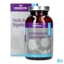 Charger l'image dans la galerie, Mannavital Zwarte Komijnolie Platinum Softgels 120
