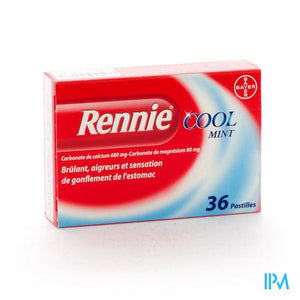 Rennie Cool Mint Kauwtabletten 36