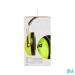 Peltor Hearing Protector Kid Neon Green 1