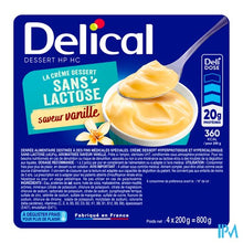 Afbeelding in Gallery-weergave laden, Delical Creme Dessert Hp-hc Z/lact.vanille 4x125g
