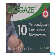 Afbeelding in Gallery-weergave laden, Biogaze 10 Verbandgazen 5 x 5 cm
