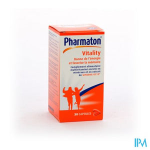 Pharmaton Vitality Capsules Nf Caps 30