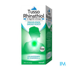 Load image into Gallery viewer, Tusso Rhinathiol 2mg/ml Siroop Volw Z/suiker 180ml
