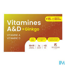 Afbeelding in Gallery-weergave laden, Nutritic Vitamines A&amp;d+gin. Tabl30+15 7733 Revogan
