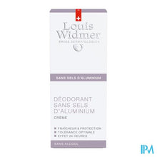 Load image into Gallery viewer, Widmer Deo Creme Zonder Aluminium N/parf 40ml
