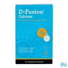 Afbeelding in Gallery-weergave laden, D-fusion Calcium 500/1000 Kauwtabl 60
