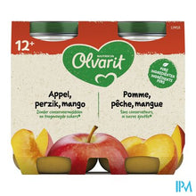 Load image into Gallery viewer, Olvarit Appel Perzik Mango 2x200g 12m56
