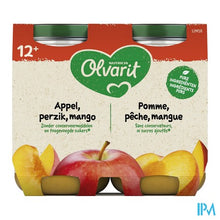 Load image into Gallery viewer, Olvarit Appel Perzik Mango 2x200g 12m56
