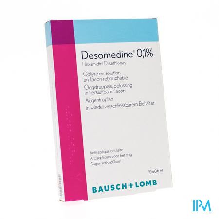 Desomedine 0,1 % Collyre 10x0,6ml