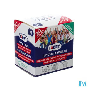1-2dry Okselpads Medium 20