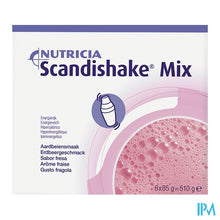 Afbeelding in Gallery-weergave laden, Scandishake Mix Aardbei Nf Zakje 6x85g

