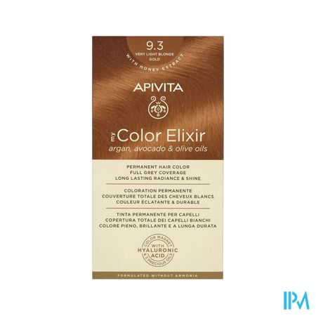 Apivita My Color Elixir 9.3 Very Light Blonde Gold