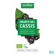 Load image into Gallery viewer, Purasana Vegan Zwarte Bes V-caps 100

