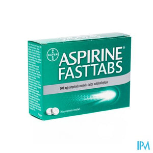 Aspirine Fasttabs 500mg Filmomh Tabl 20